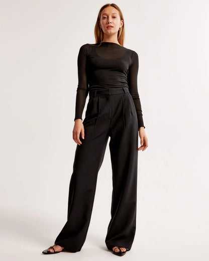 Women Trousers Wide Leg