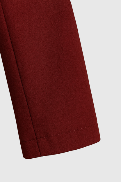 Double-Breasted Coat Dress | Flared Midi | Lined | Turn-Down Collar