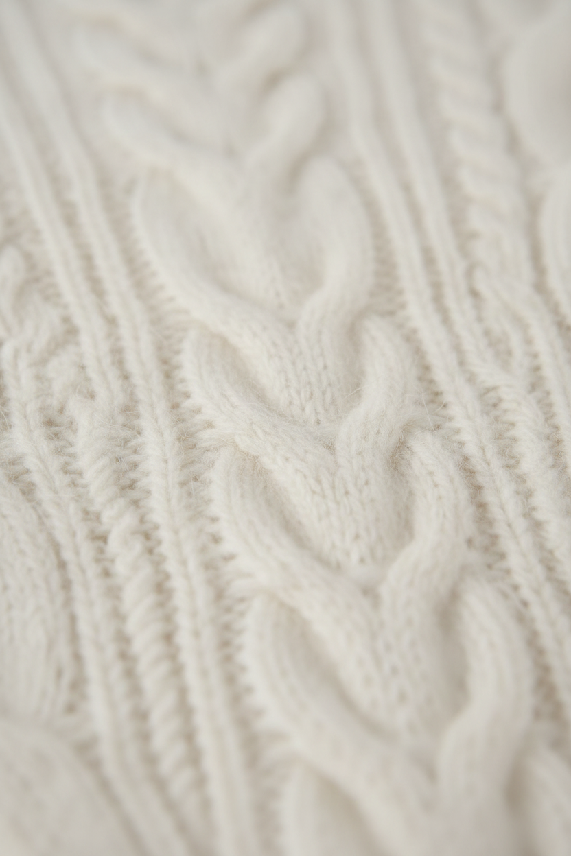 Maison Textured Cable Knit V-Neck Cardigan | Button Front | Relaxed Fit