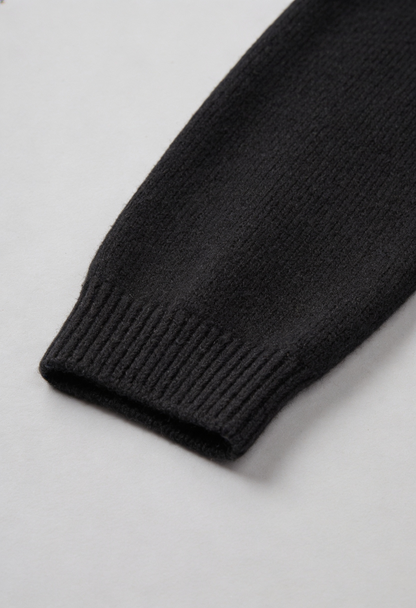 Knit V-Neck Cardigan | Button Front Long Sleeve Regular Fit