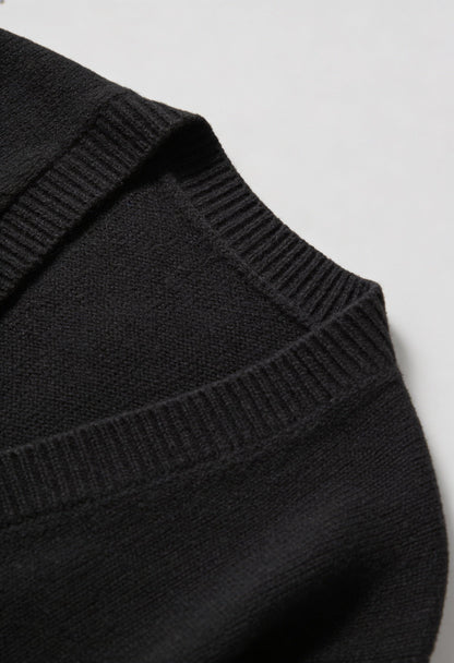 Knit V-Neck Cardigan | Button Front Long Sleeve Regular Fit