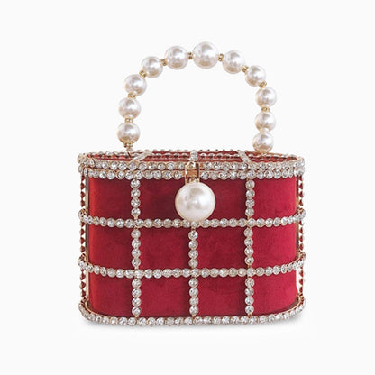 Pearl Bucket Handbag by Grace