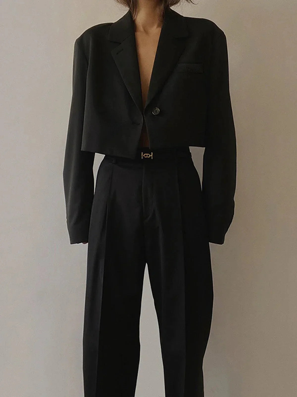 | Chic Cropped Blazer