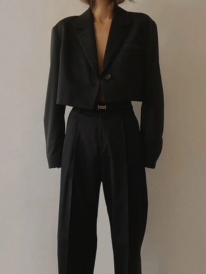 | Chic Cropped Blazer