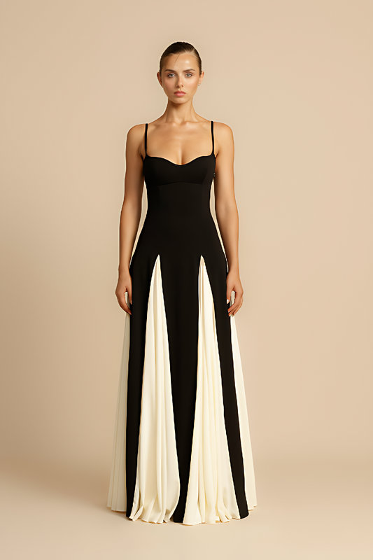 Griselda Color Block Maxi Dress