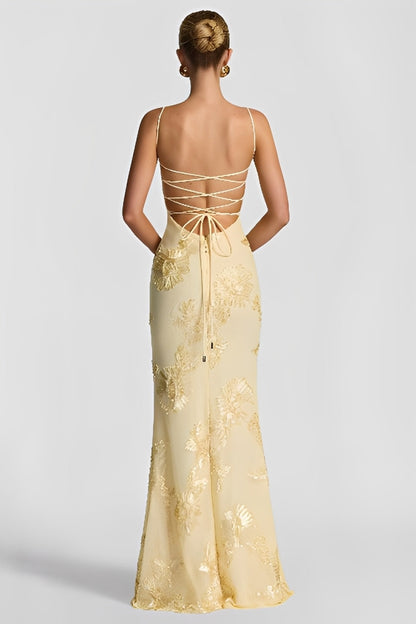 Nefertiti Maxi Dress – Lemon