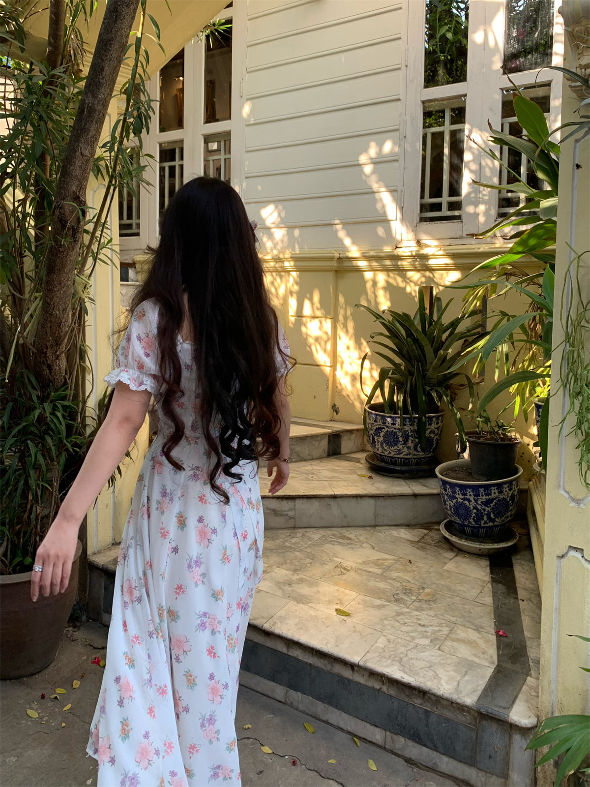 Magnolia Scent Embroidered Maxi Dress – Graceful   Floral Edition