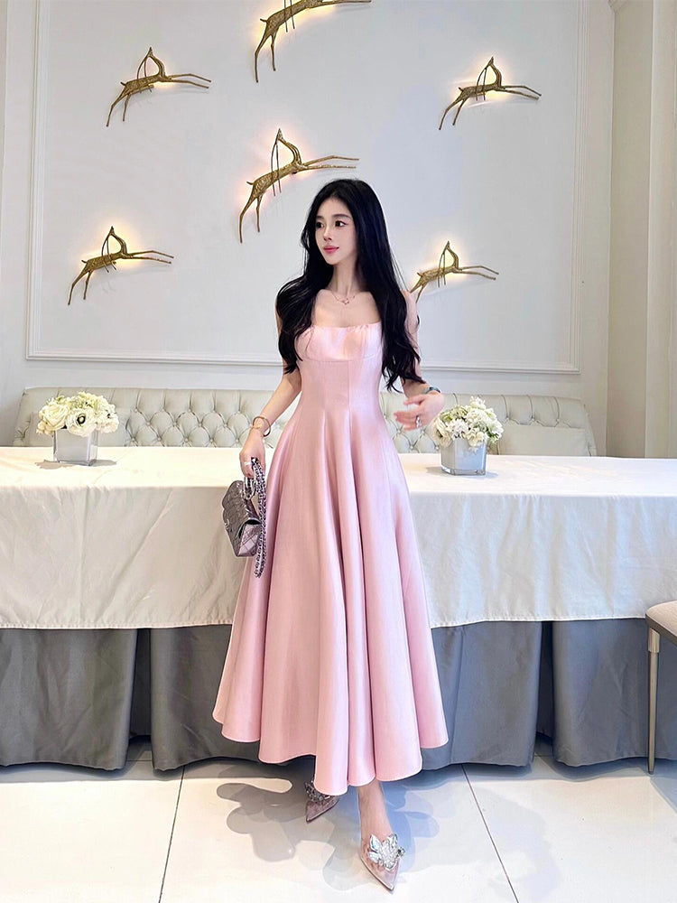 Blush Pink Elegant Maxi Dress – High-Class Birthday & Formal Look