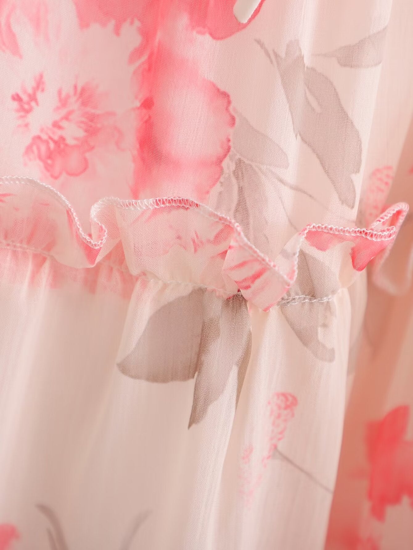 Autumn Floral Print Ruffle Sleeve Mini Dress – Girly Fairy Gas Dress
