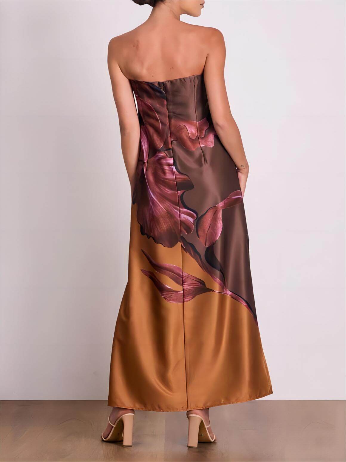 Sophia-Charm Floral Maxi Dress