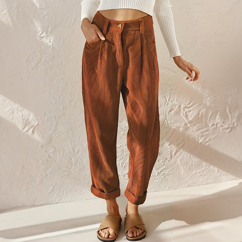 Rose | Women High Waist Wide Leg Pants