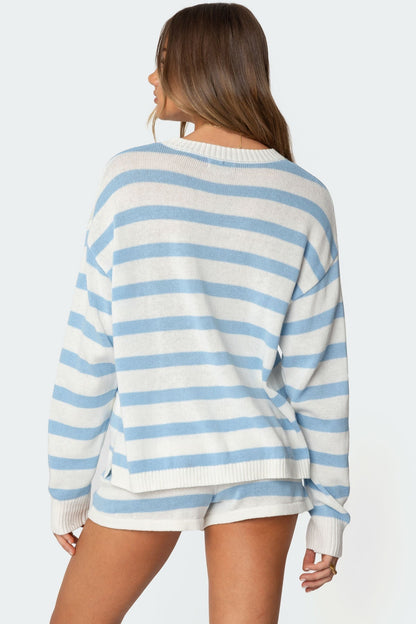 Estella Striped Knit Set