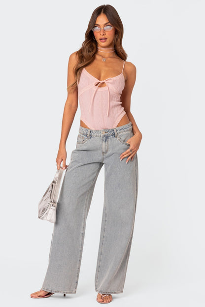 Ophelia Bow Pocket Jeans