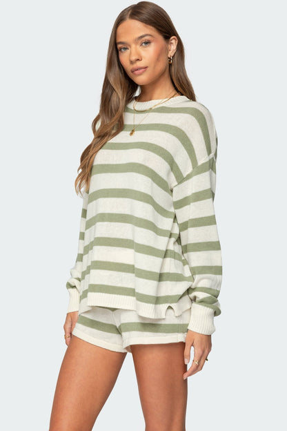 Estella Striped Knit Set