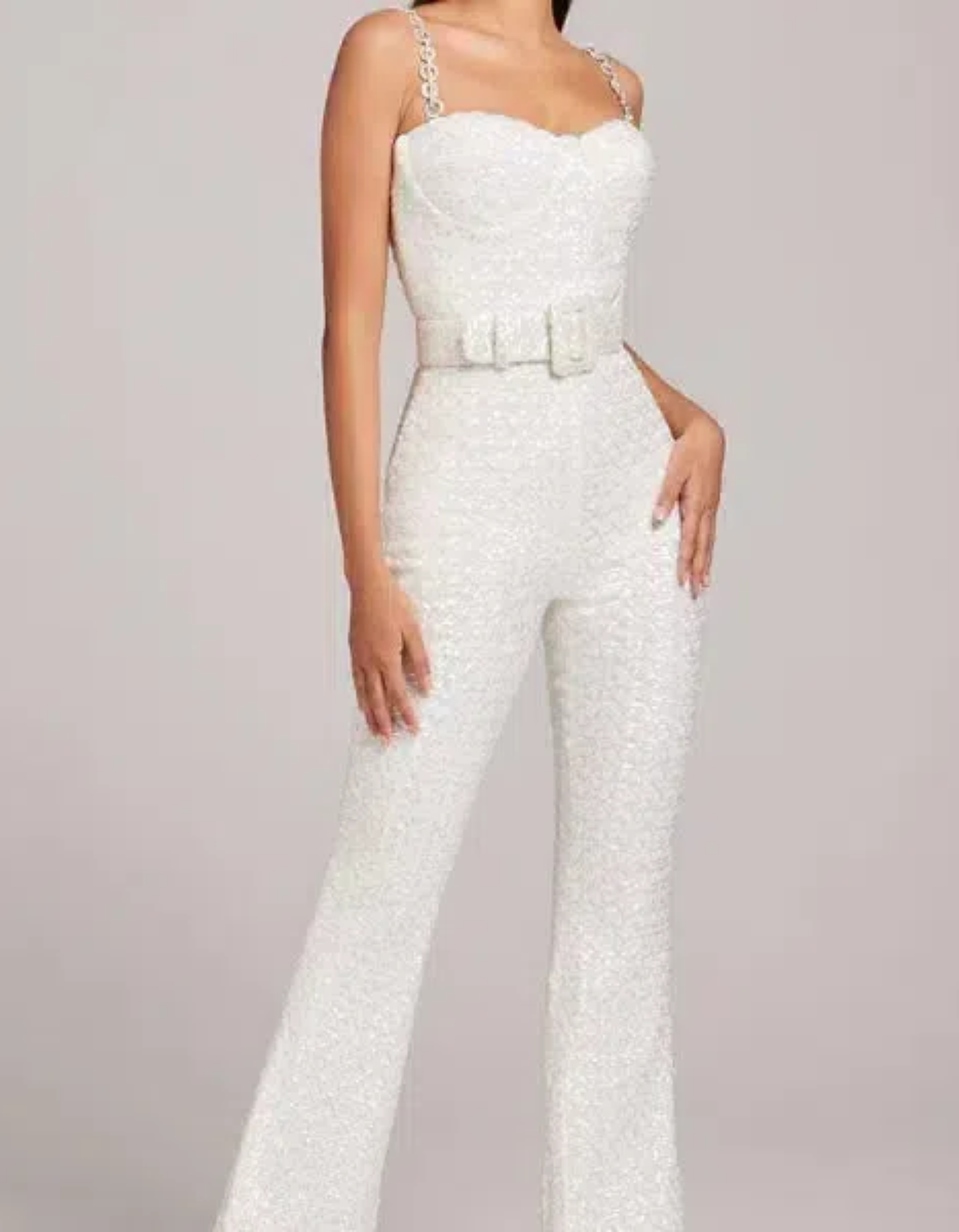 | Corseted Structure Elegant Jumpsuit