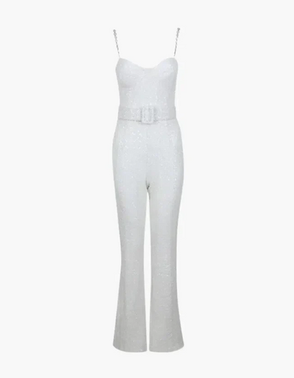 | Corseted Structure Elegant Jumpsuit