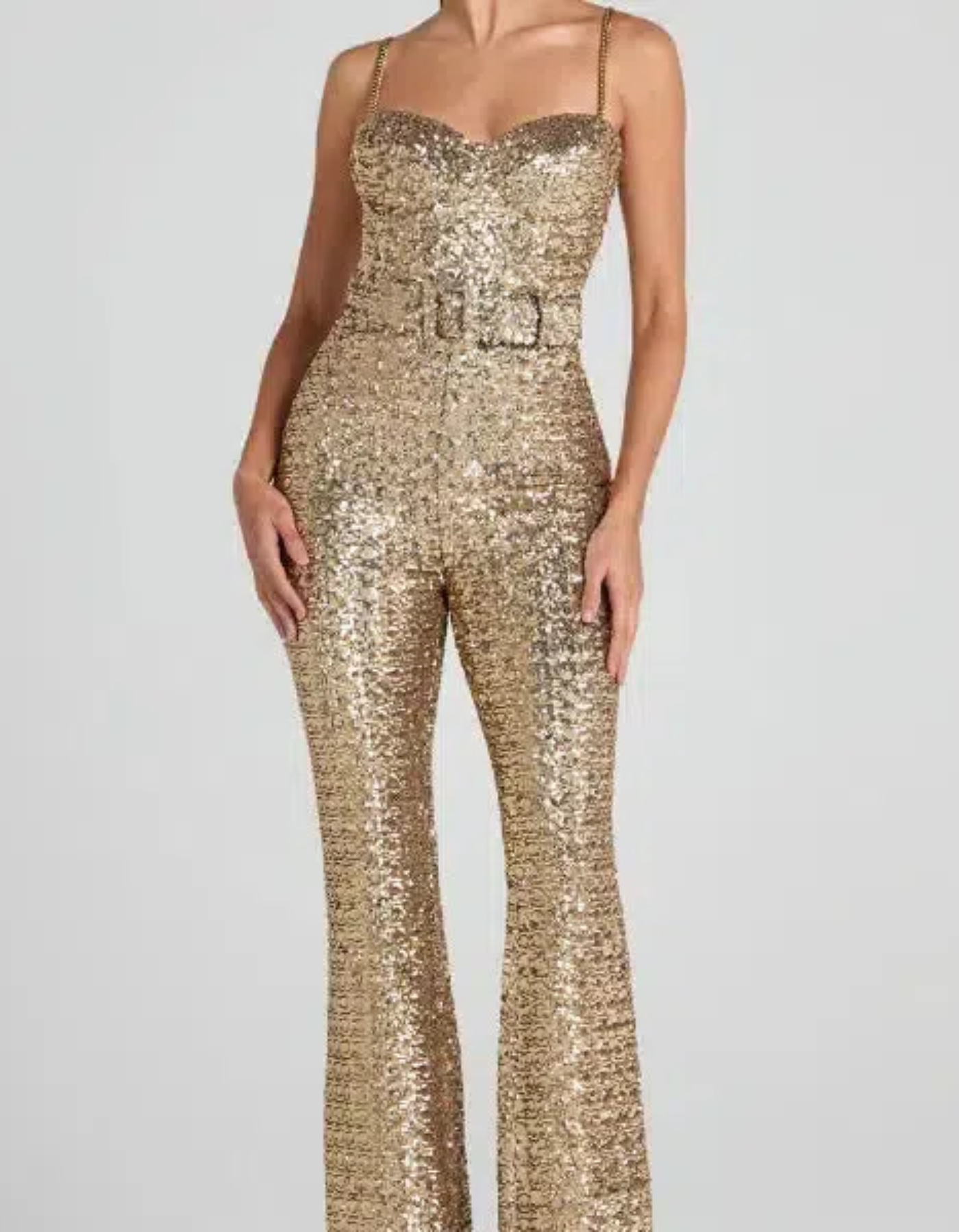 | Corseted Structure Elegant Jumpsuit