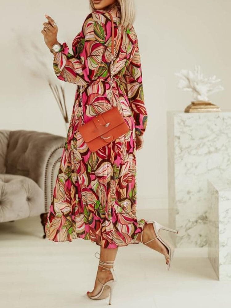 DressBetty - Elegant V Neck Boho Beach Dress