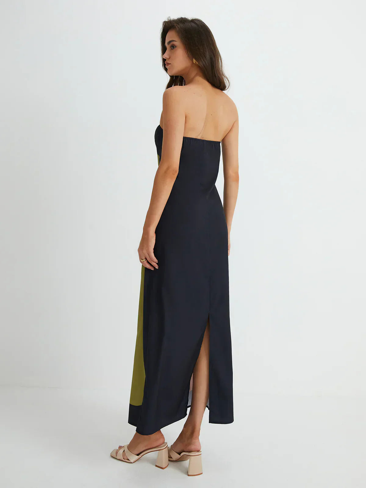 | Strapless Maxi Dress