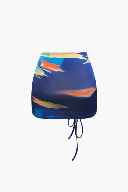 | Crop Top and Skirt Set