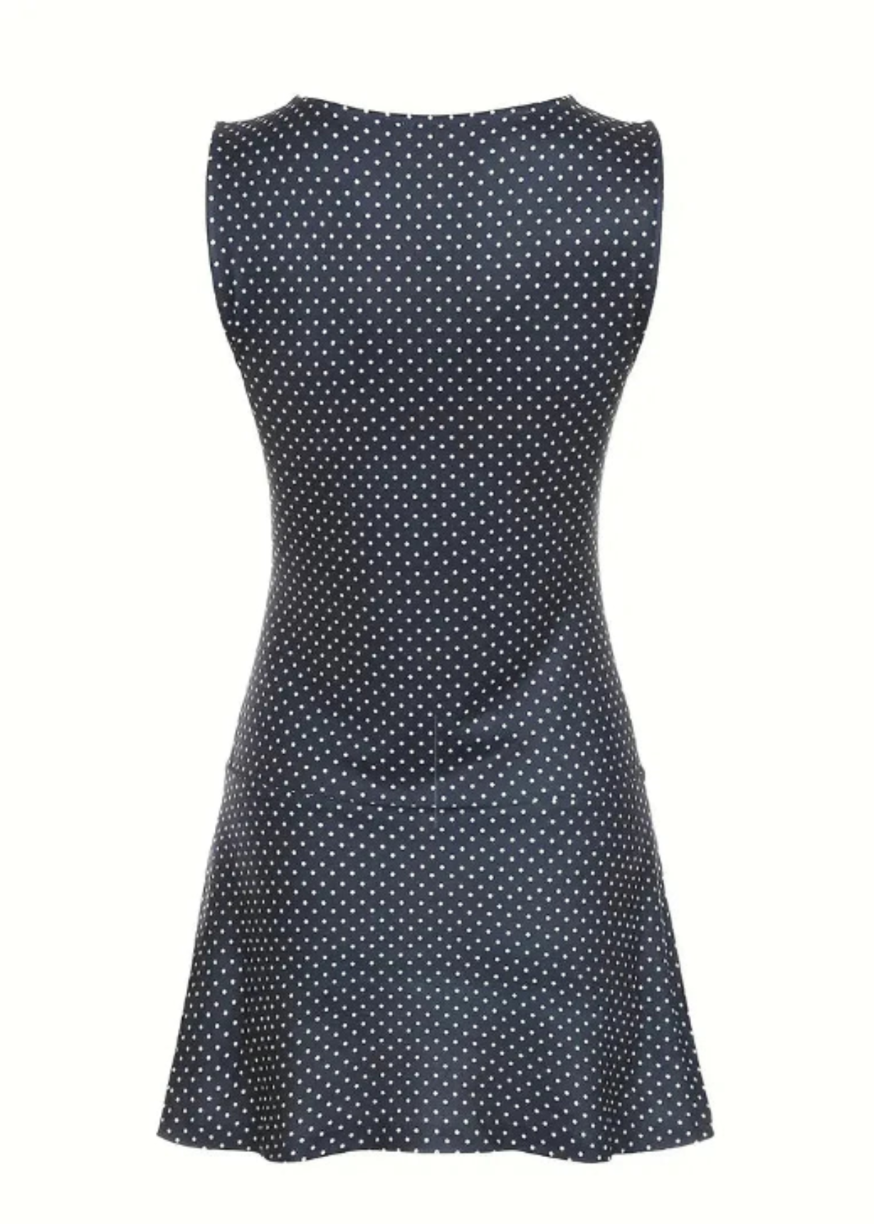 | Polka Dot Sleeveless Mini Dress