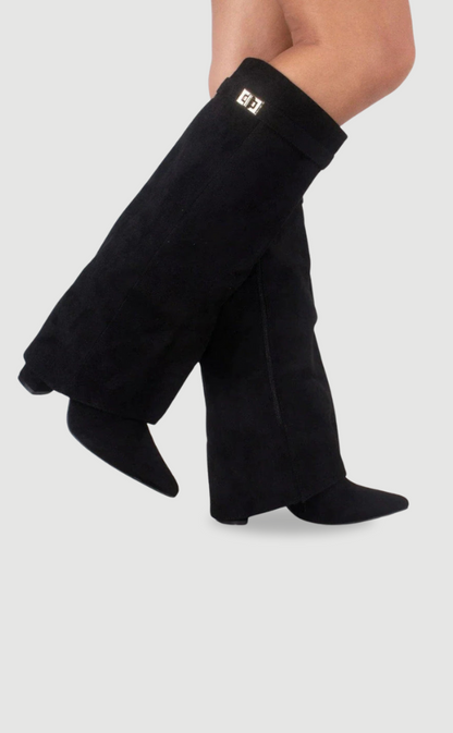 The Emily — Thigh-High Boots with Buckle Detail