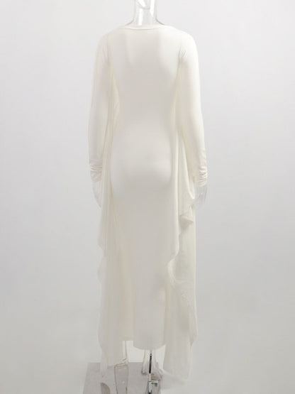 Long Sleeves Maxi Dress Oversized Long Dress
