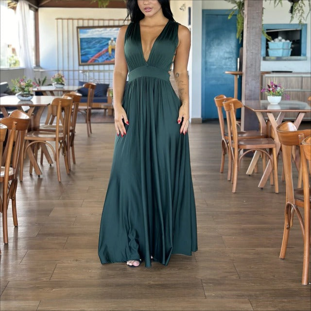 Side Cut-Out Maxi Dress