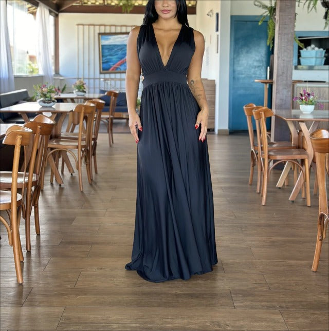 Side Cut-Out Maxi Dress