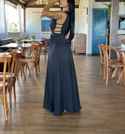 Side Cut-Out Maxi Dress
