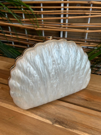 Mozambique Pearl Clutch Bag