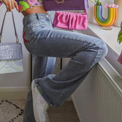 Julia Fashion - Y2K Fashion Women's Jeans