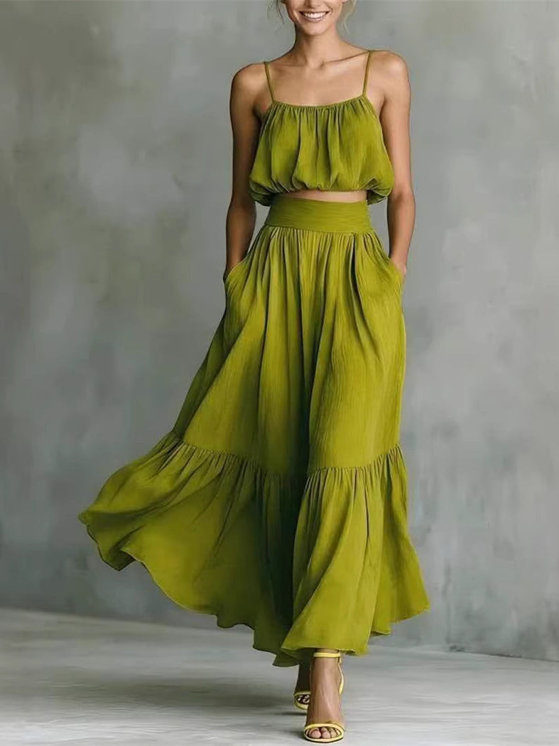 Minimalist Solid Color Casual Suit