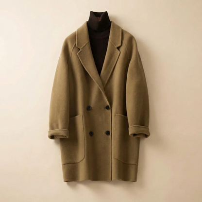 | Wool Herringbone Coat