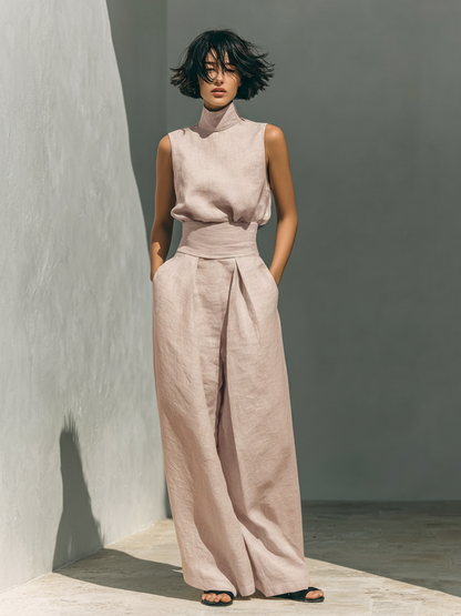 The Maria Set - Wide-Leg Trousers & Top