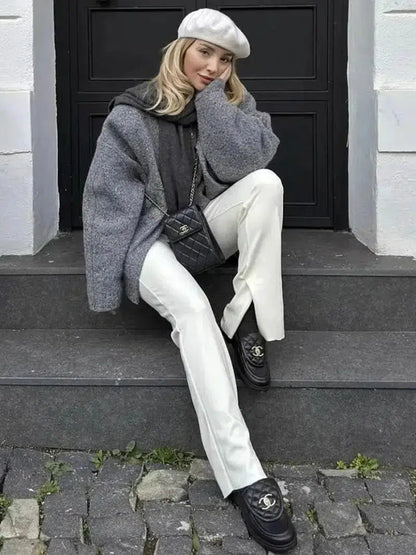 | Fleece bomber jacket