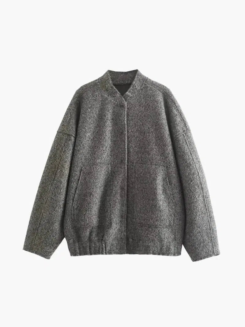 | Fleece bomber jacket
