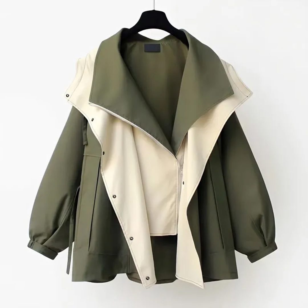 | Women's Hooded Double Layer Jacket