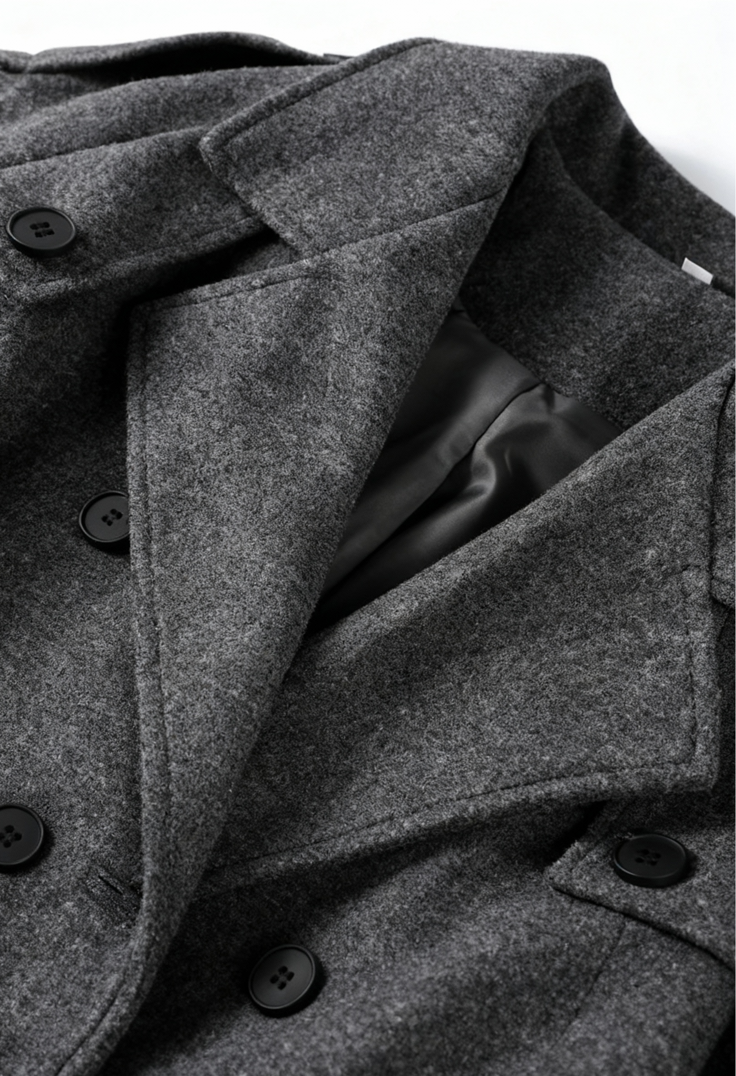 Long Double-Breasted Coat | Belted Waist | Relaxed Fit