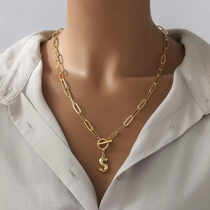 The Initial Toggle Necklace
