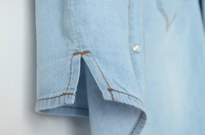 | Denim Crop Top