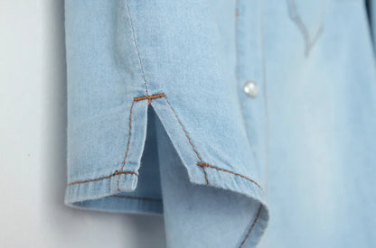 | Denim Crop Top