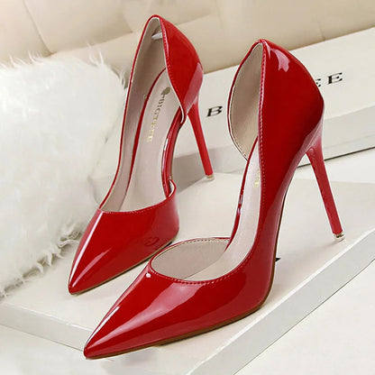 Patent Leather Stiletto Heels for Women - Sexy Party Pumps