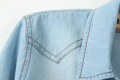 | Denim Crop Top