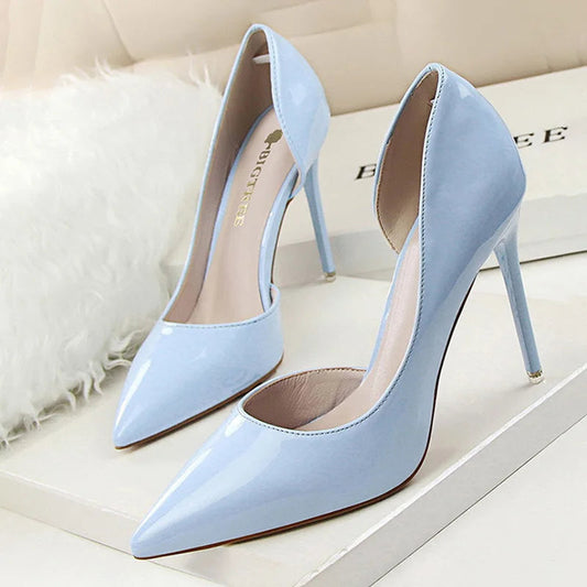 Patent Leather Stiletto Heels for Women - Sexy Party Pumps