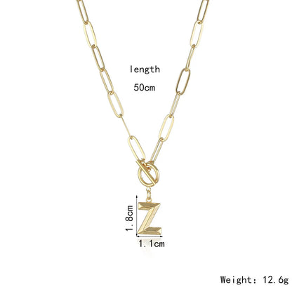 The Initial Toggle Necklace