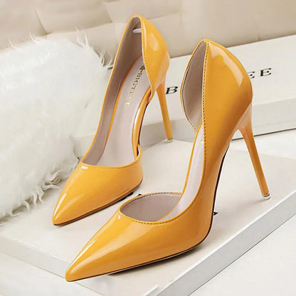 Patent Leather Stiletto Heels for Women - Sexy Party Pumps