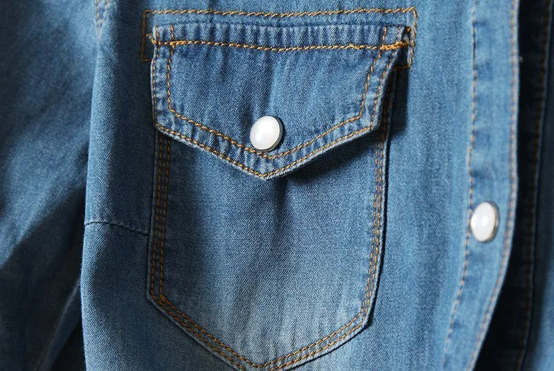 | Denim Crop Top