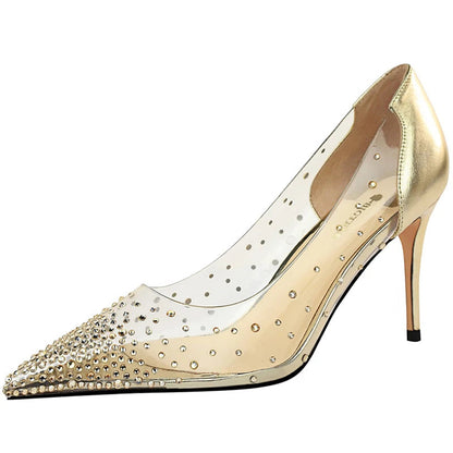 Transparent Stiletto Wedding Shoes for Women