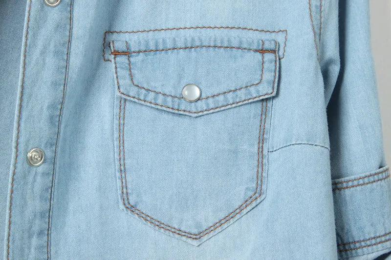 | Denim Crop Top